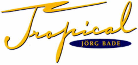 Tropical JÖRG BADE Logo (DPMA, 24.02.2000)