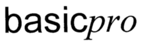 basicpro Logo (DPMA, 07/22/2000)