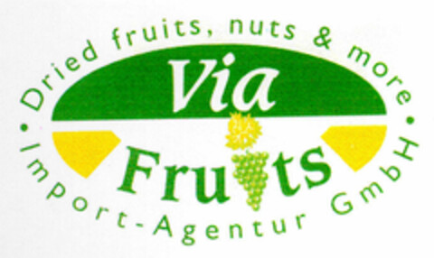 Via Fruits .Dried fruits, nuts & more. Logo (DPMA, 31.01.2001)