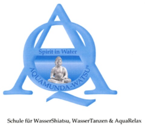 Spirit in Water AQUAMUNDA-WATSU Logo (DPMA, 12/31/2008)