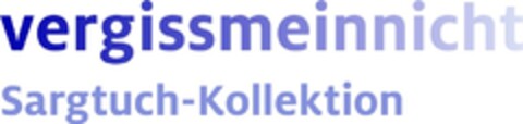 vergissmeinnicht sargtuch-Kollektion Logo (DPMA, 05/28/2010)