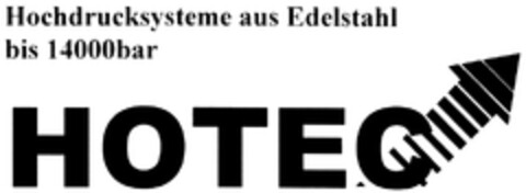 Hochdrucksysteme aus Edelstahl bis 14000 bar HOTEC Logo (DPMA, 11.07.2011)