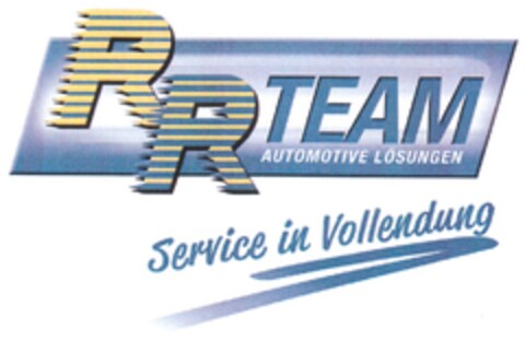 RR TEAM AUTOMOTIVE LÖSUNGEN Service in Vollendung Logo (DPMA, 02.03.2012)