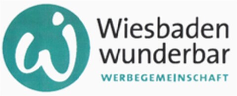 W Wiesbaden wunderbar WERBEGEMEINSCHAFT Logo (DPMA, 18.04.2013)