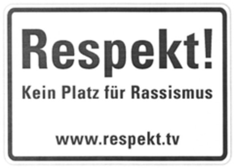 Respekt! Kein Platz für Rassismus Logo (DPMA, 19.08.2014)