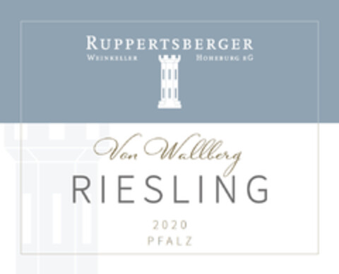 RUPPERTSBERGER WEINKELLER HOHEBURG EG Von Wallberg RIESLING 2020 PFALZ Logo (DPMA, 12.05.2022)