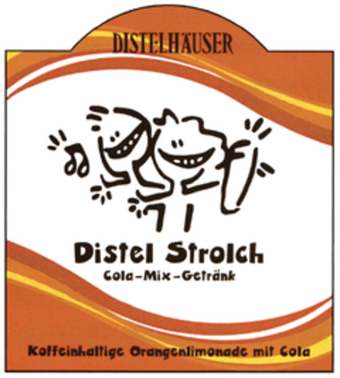 DISTELHÄUSER Distel Strolch Cola-Mix-Getränk Koffeinhaltige Orangenlimonade mit Cola Logo (DPMA, 01/12/2024)