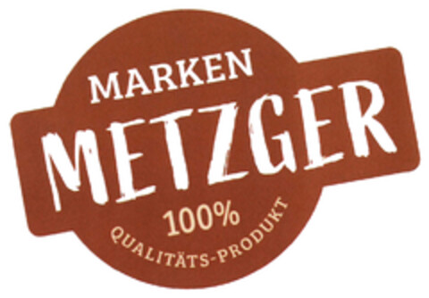 MARKEN METZGER 100% QUALITÄTS-PRODUKT Logo (DPMA, 11/11/2024)