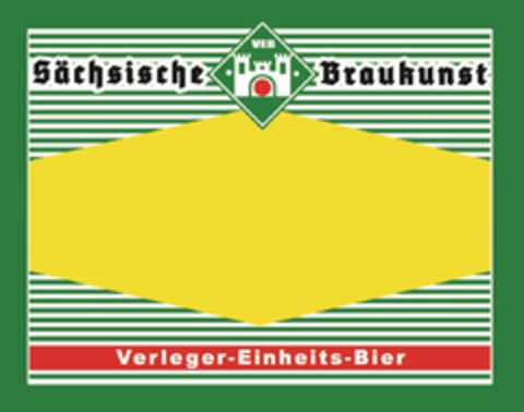 Sächsische Braukunst VEB Verleger-Einheits-Bier Logo (DPMA, 09/11/2024)