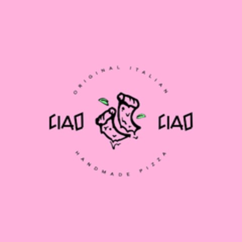 CIAO CIAO ORIGINAL ITALIAN HANDMADE PIZZA Logo (DPMA, 06/20/2024)