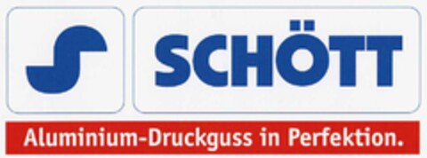 SCHÖTT Aluminium-Druckguss in Perfektion. Logo (DPMA, 14.01.2003)