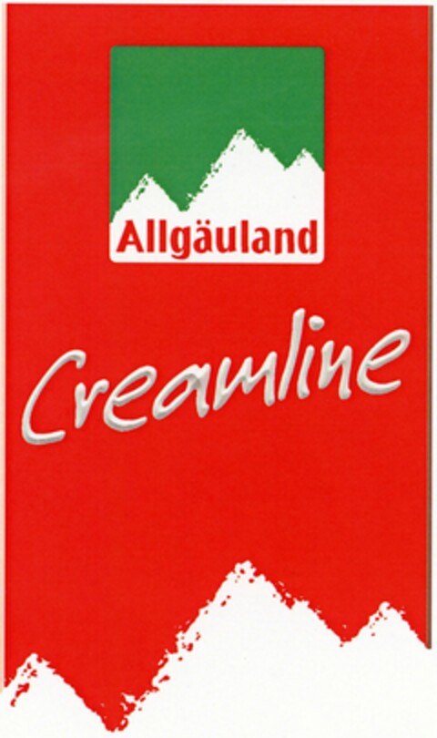 Allgäuland Creamline Logo (DPMA, 11.04.2003)