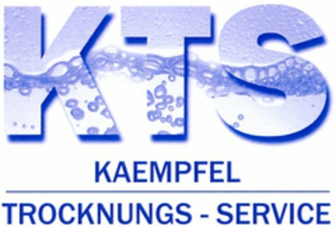 KTS KAEMPFEL TROCKNUNGS-SERVICE Logo (DPMA, 17.08.2004)