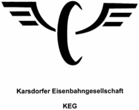 Karsdorfer Eisenbahngesellschaft KEG Logo (DPMA, 04/28/2005)