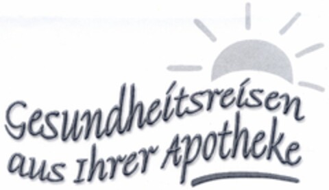 Gesundheitsreisen aus Ihrer Apotheke Logo (DPMA, 17.10.2005)