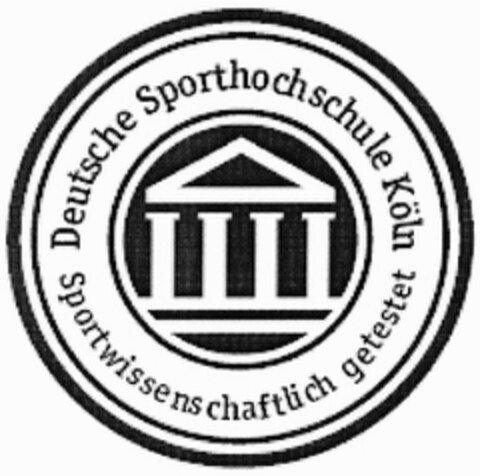 Deutsche Sporthochschule Köln Sportwissenschaftlich getestet Logo (DPMA, 22.08.2007)