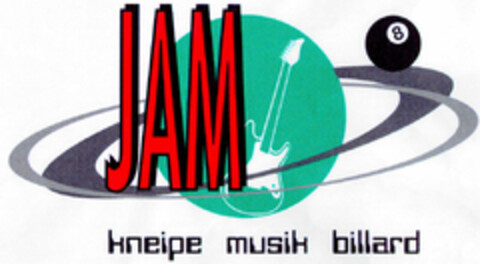 JAM kneipe musik billard Logo (DPMA, 07.03.1998)