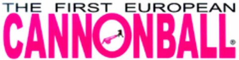 THE FIRST EUROPEAN CANNONBALL Logo (DPMA, 21.10.1998)