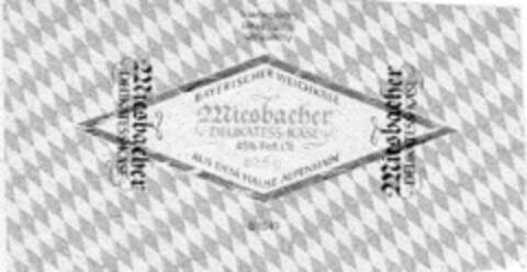 Miesbacher DELIKATESS-KÄSE Logo (DPMA, 27.09.1977)