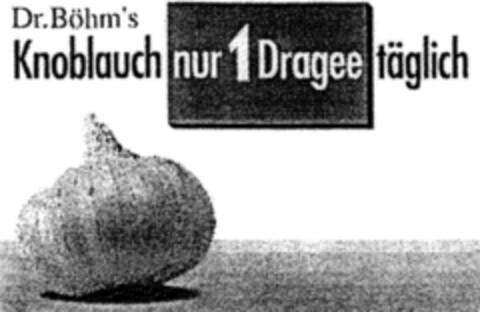 Dr.Böhm`s Knoblauch Logo (DPMA, 18.05.1993)