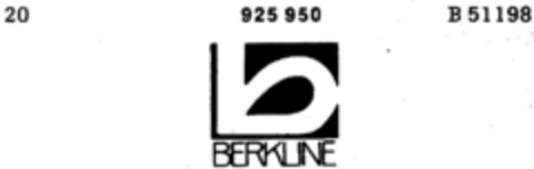 BERKLINE Logo (DPMA, 14.07.1973)
