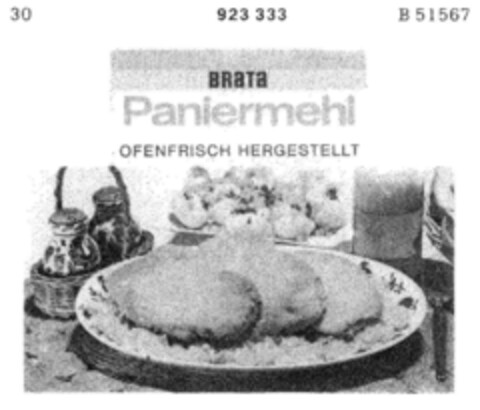 BRaTa Paniermehl Logo (DPMA, 20.09.1973)