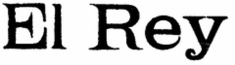 El Rey Logo (DPMA, 09/22/1919)