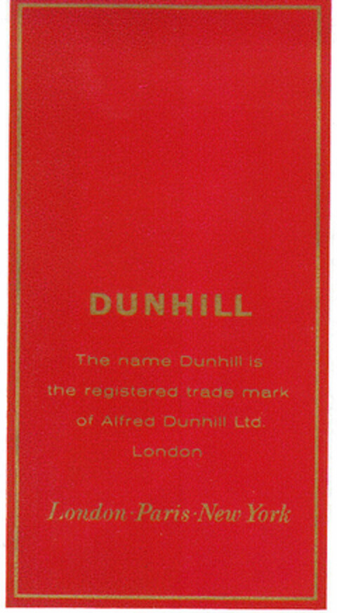 DUNHILL Logo (DPMA, 23.02.1968)