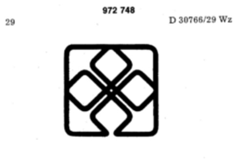 972748 Logo (DPMA, 29.10.1976)