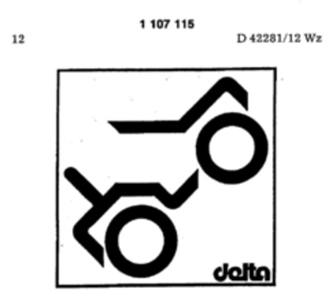 delta Logo (DPMA, 05.08.1986)