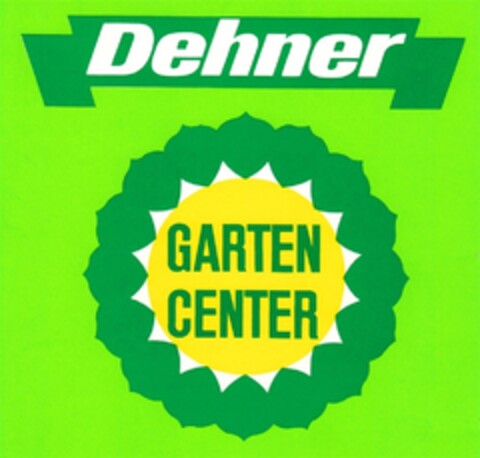 DEHNER GARTEN CENTER Logo (DPMA, 01/28/1991)