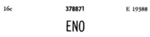ENO Logo (DPMA, 16.05.1927)