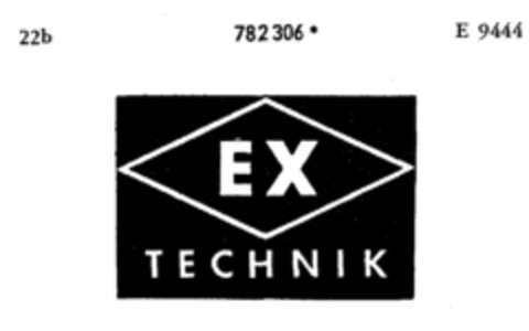 EX TECHNIK Logo (DPMA, 27.07.1963)
