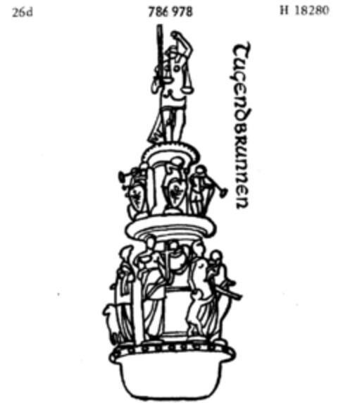 TUGENDBRUNNEN Logo (DPMA, 18.08.1960)