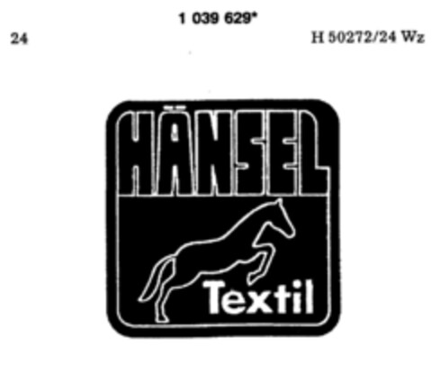 HÄNSEL Textil Logo (DPMA, 29.07.1982)