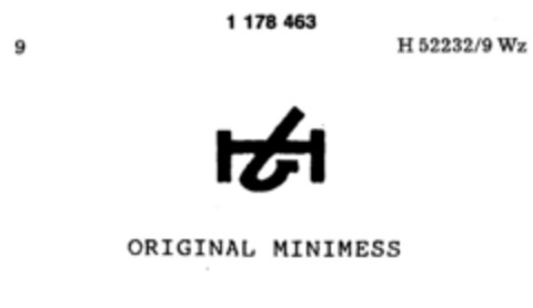 ORIGINAL MINIMESS Logo (DPMA, 25.01.1984)