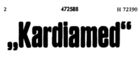 "Kardiamed" Logo (DPMA, 07.11.1934)