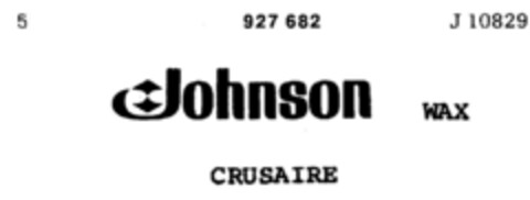 Johnson WAX CRUSAIRE Logo (DPMA, 10.04.1973)