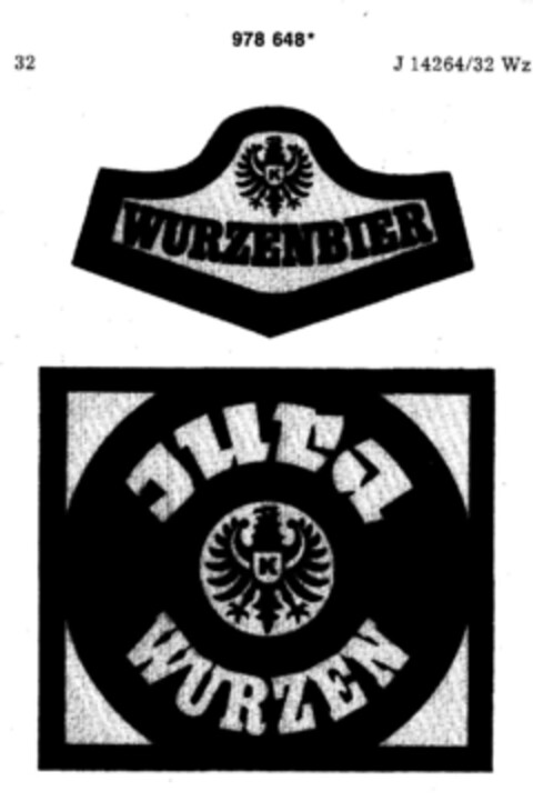 JURA WURZEN Logo (DPMA, 25.09.1978)