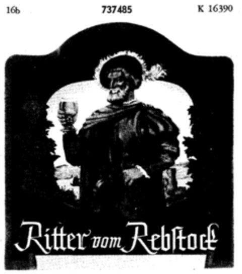 Ritter vom Rebstock Logo (DPMA, 11.07.1959)