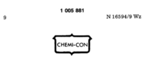 CHEMI-CON Logo (DPMA, 25.07.1979)