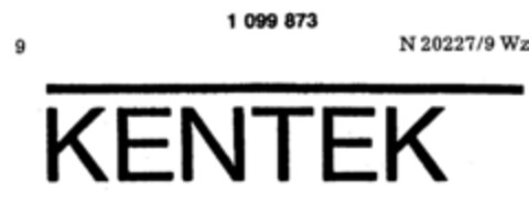 KENTEK Logo (DPMA, 14.03.1986)