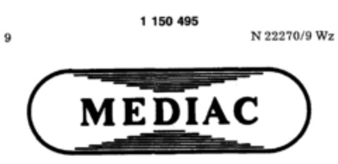 MEDIAC Logo (DPMA, 14.03.1989)