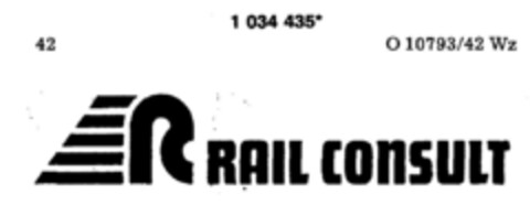 R RAIL CONSULT Logo (DPMA, 04/30/1982)