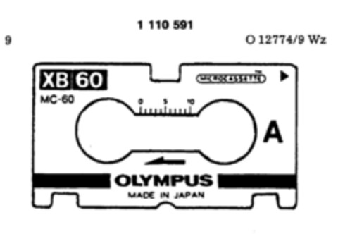 XB 60 OLYMPUS Logo (DPMA, 23.01.1987)