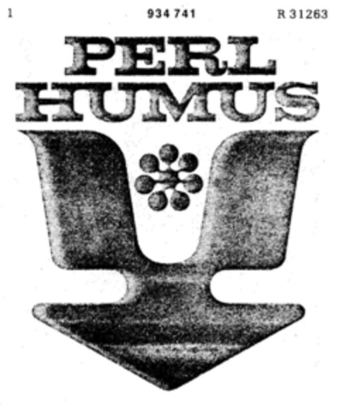 PERL HUMUS Logo (DPMA, 07/17/1974)