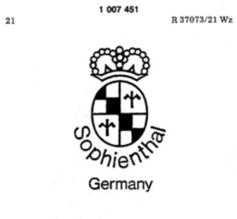 Sophienthal Germany Logo (DPMA, 10.10.1979)