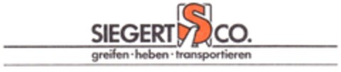 SIEGERT S CO. greifen heben transportieren Logo (DPMA, 04/12/1980)