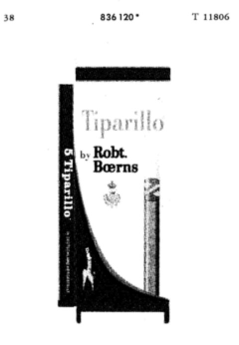 Tiparillo  by Robt. Boerns Logo (DPMA, 03/09/1967)