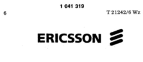 ERICSSON Logo (DPMA, 05.08.1981)